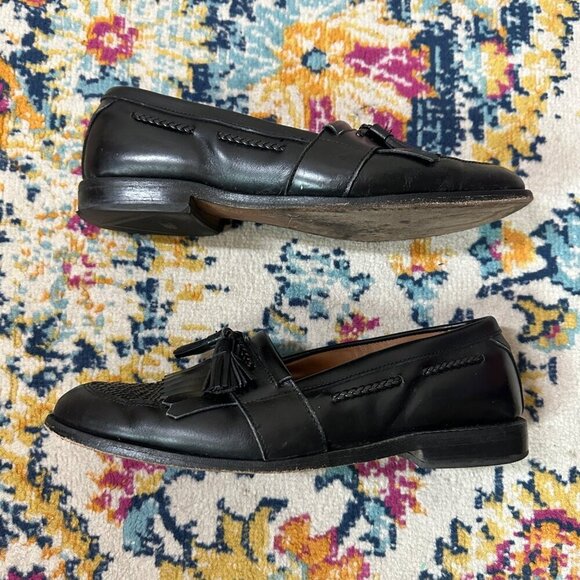 Allen Edmonds Cody Tassel Loafer Mens Size 10D Black Leather Classic Business main image 5